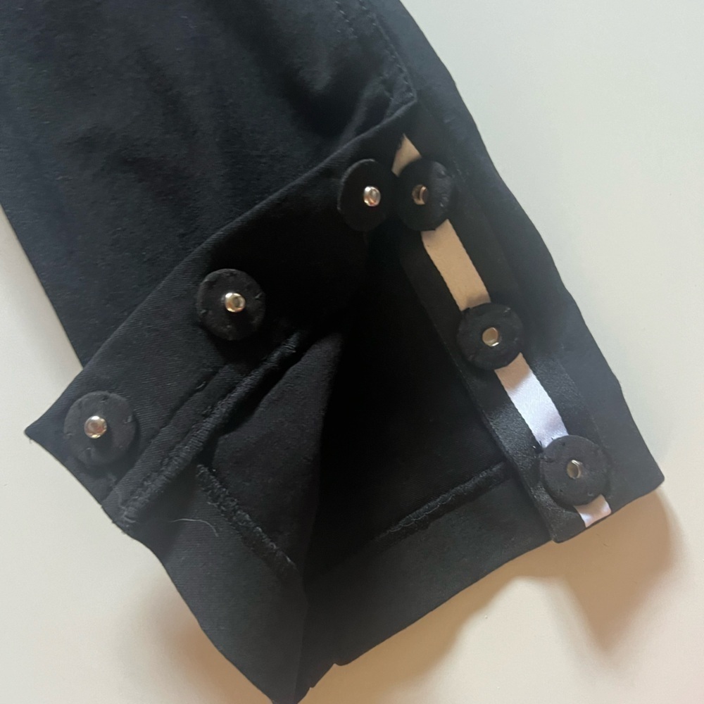 Derek Lam 10 Crosby Black High Rise Tapered Leg Dress Pants Womens Size 8 - Picture 6 of 11